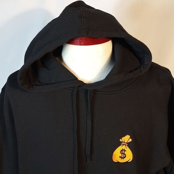 Money Bag Pullover Men's Hoodie - Picture 2 of 7